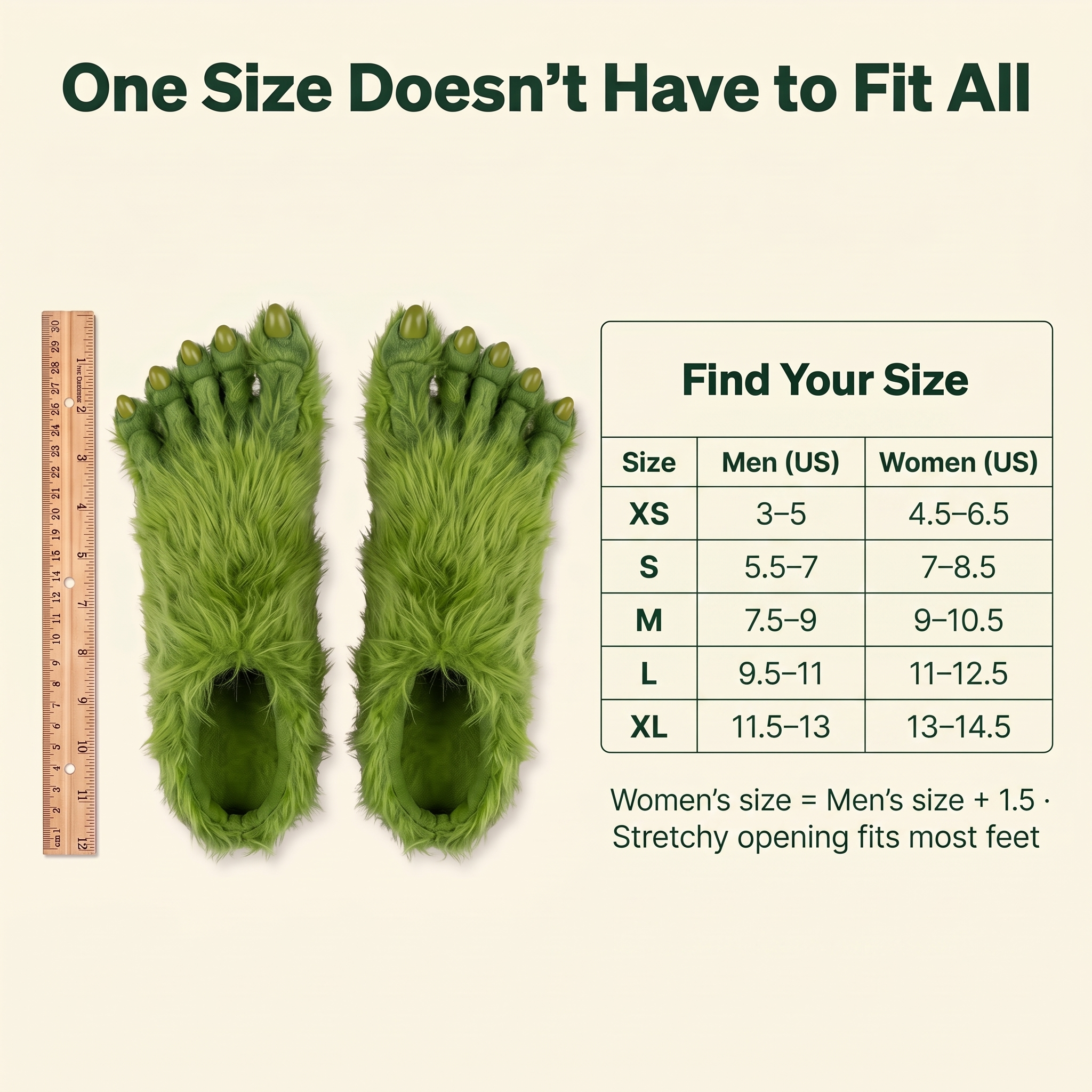 Nessa Grinch slippers