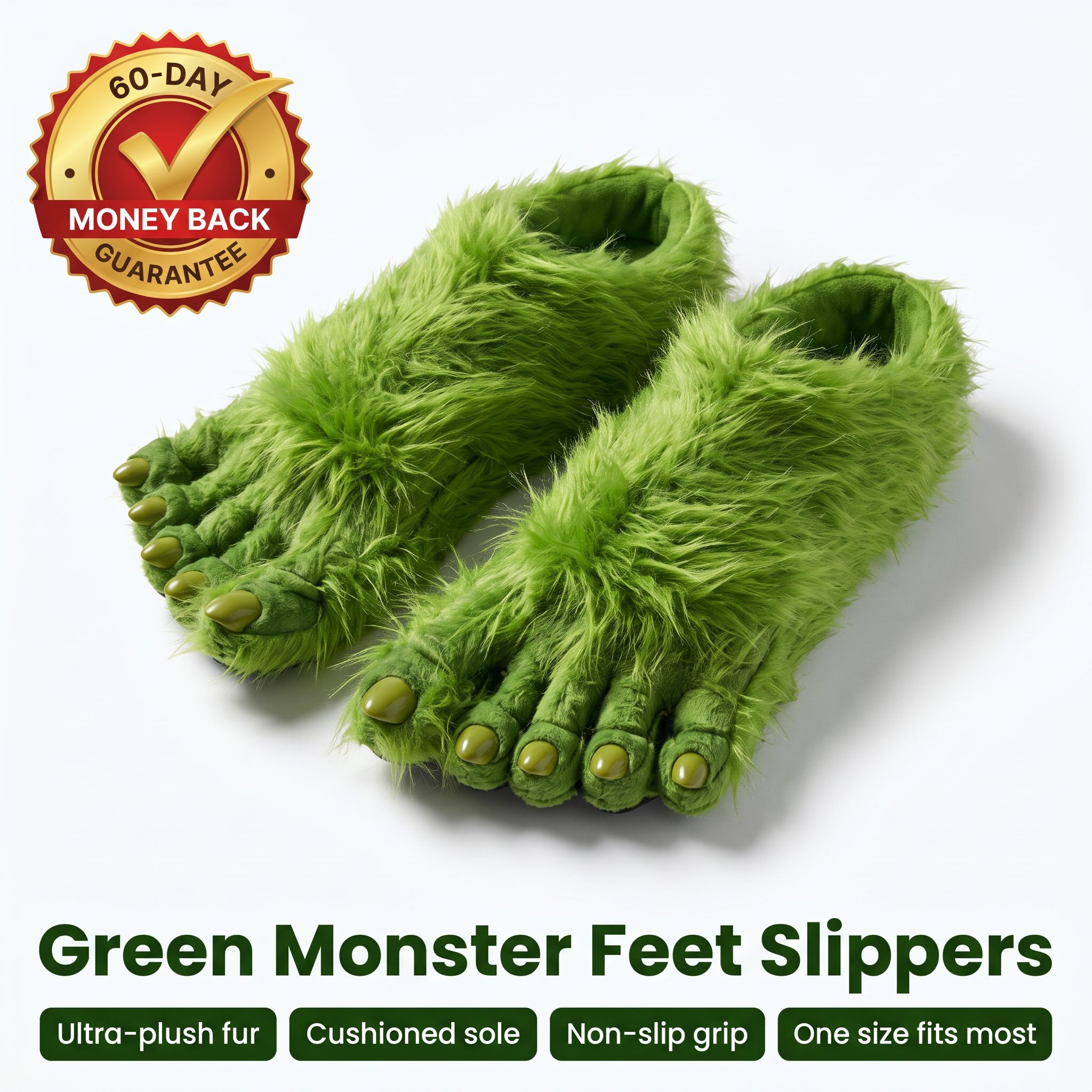 Nessa Grinch slippers