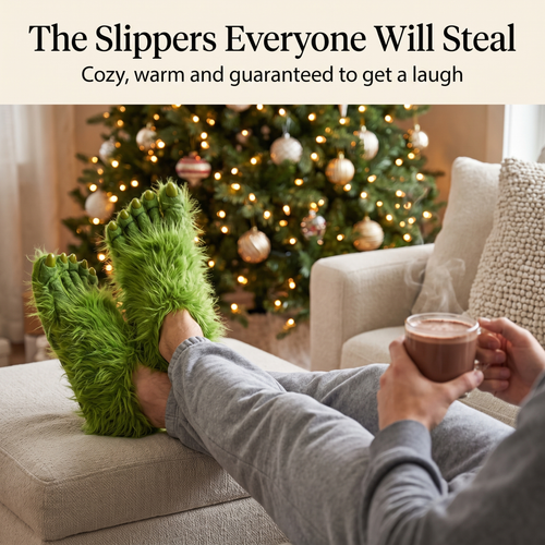 Nessa Grinch slippers