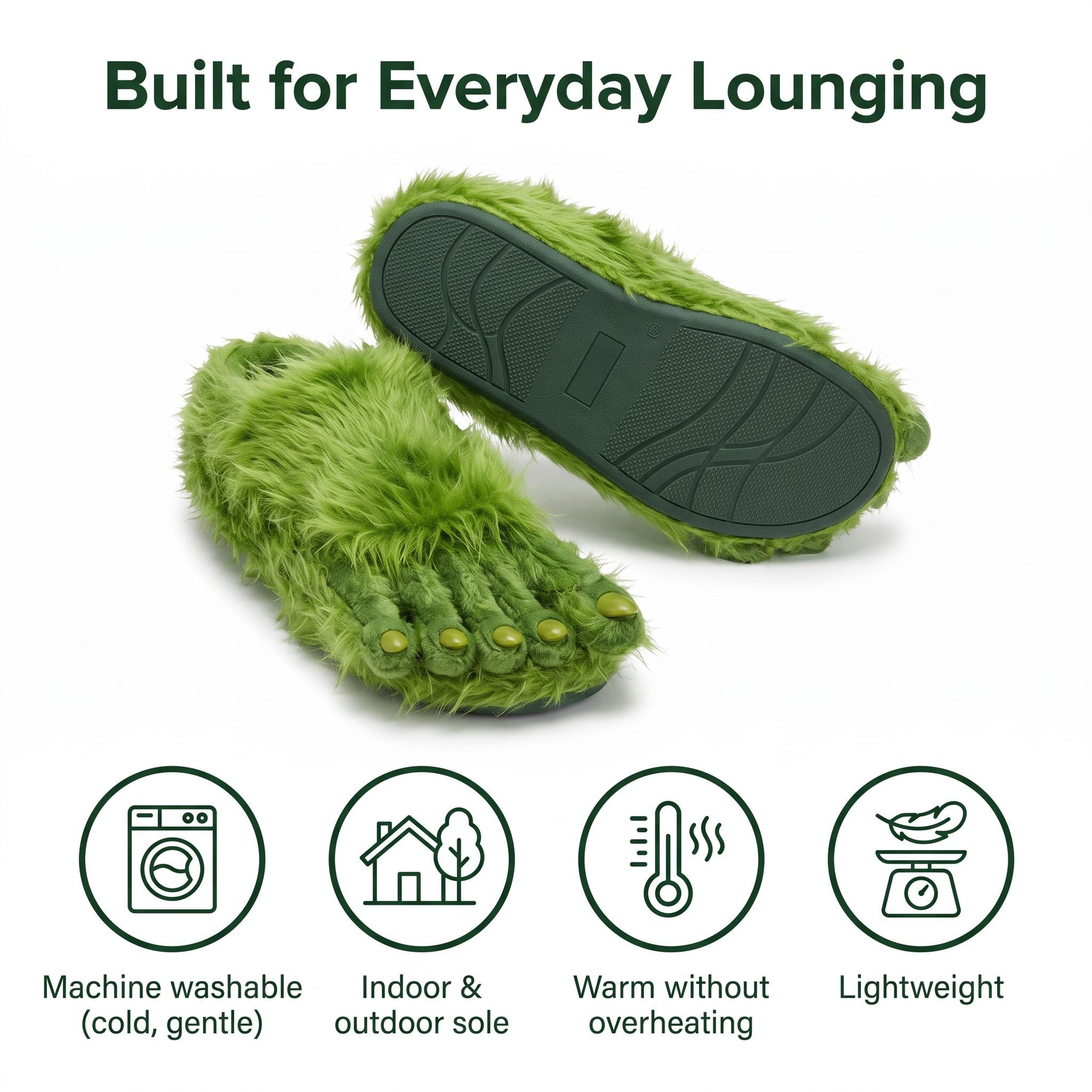 Nessa Grinch slippers