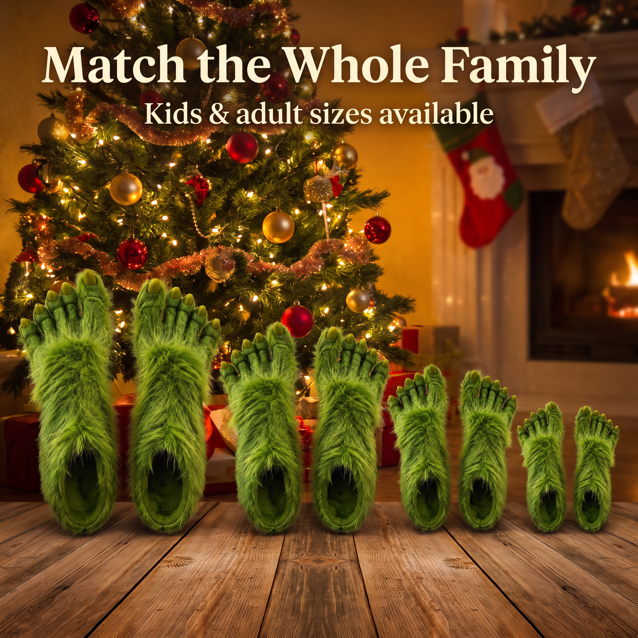 Nessa Grinch slippers